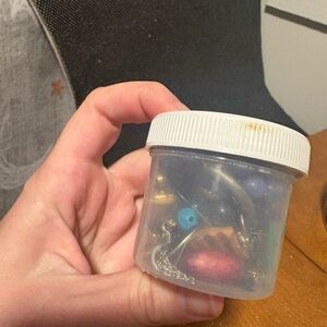 Mystery jewelry jar - singleton earrings & beads